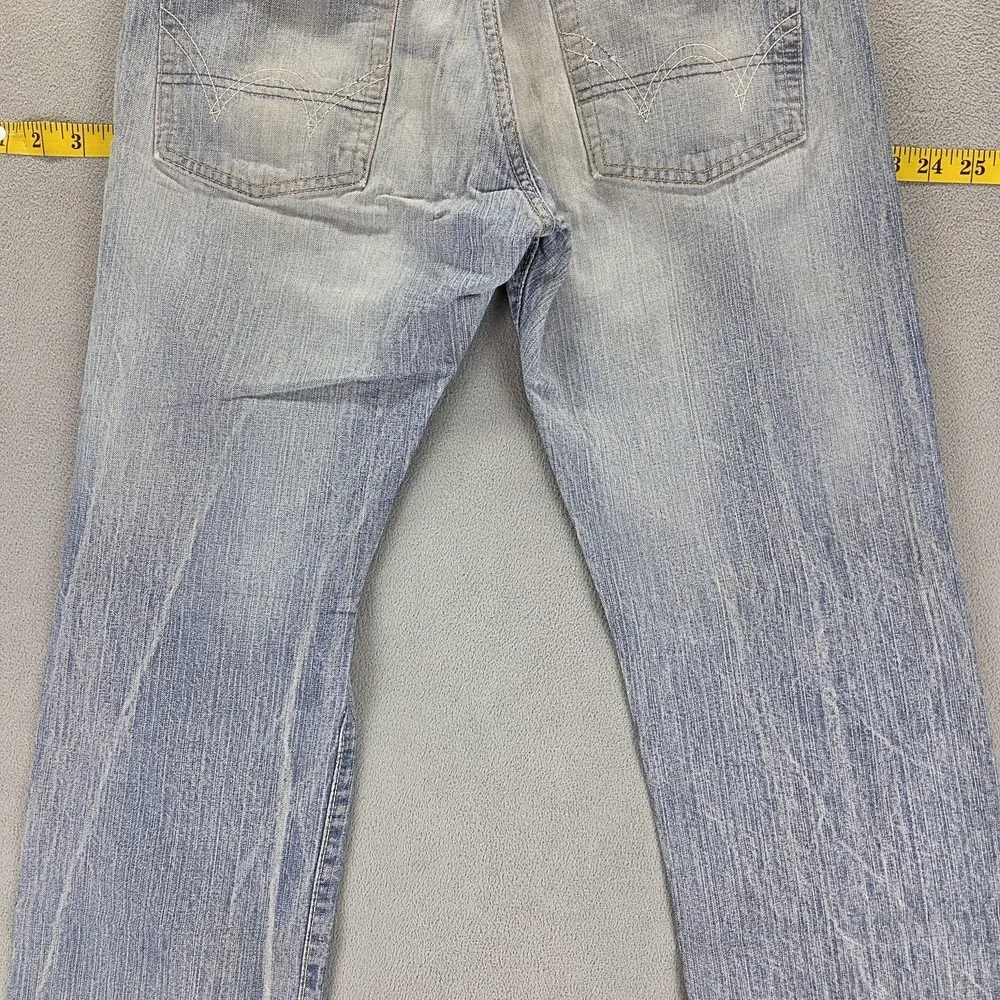 Edwin Jeans Mens Blue Selvedge 505BXX Whiskers Thrashed Light Wash Fits 29x30